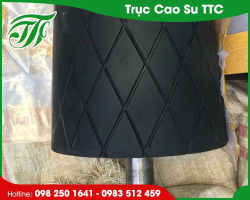 Trục cao su xẻ rãnh